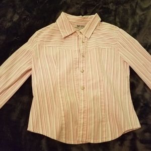 girls long sleeve buttonup